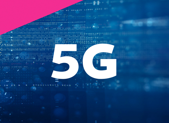 Kuvituskuva, jossa teksti 5G