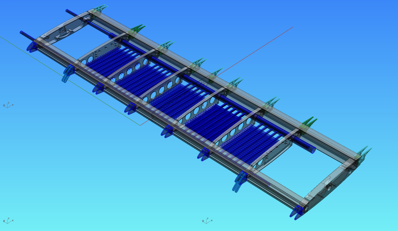 CRM wing model cooling system