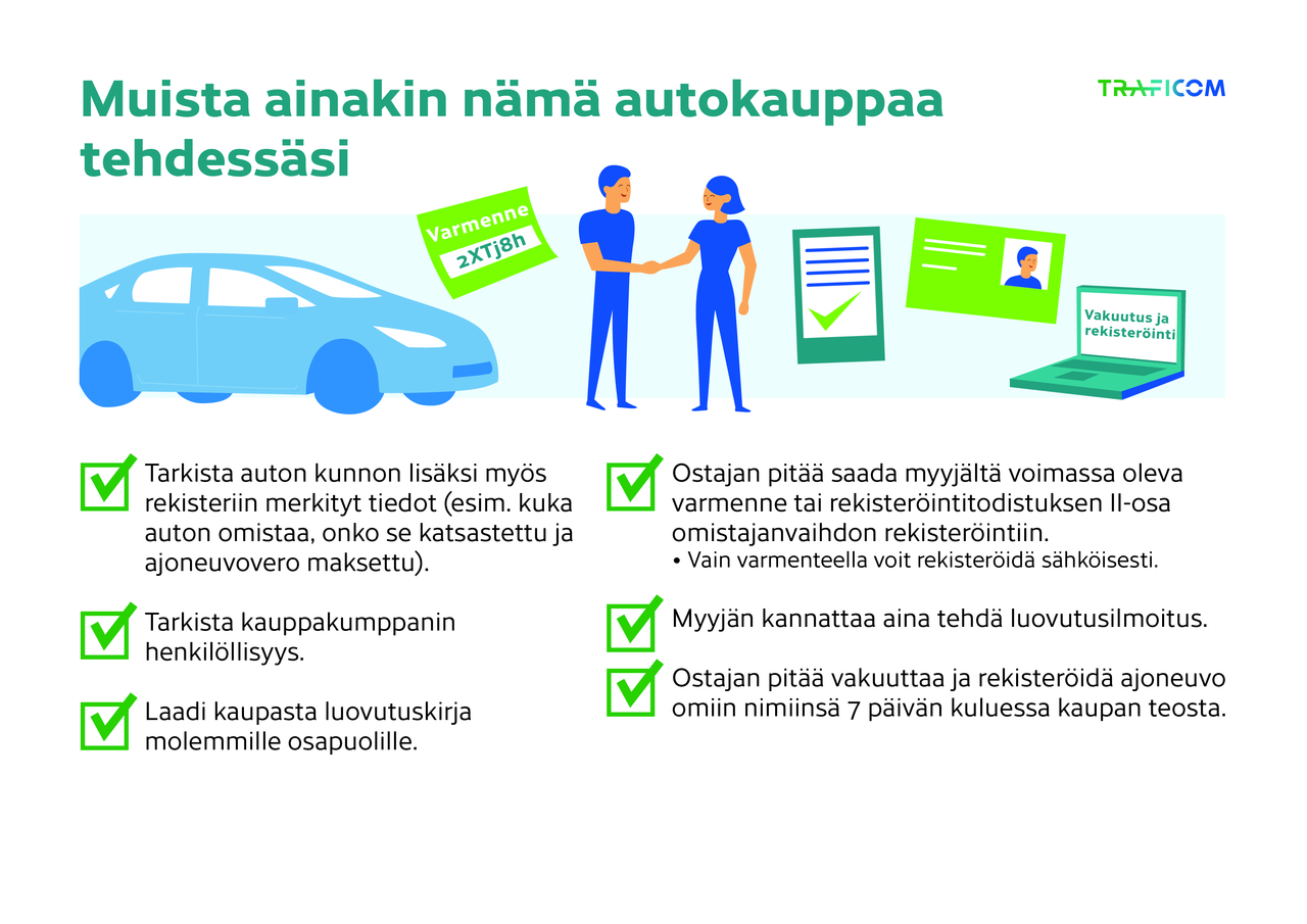 Muista nämä asiat autokaupassa