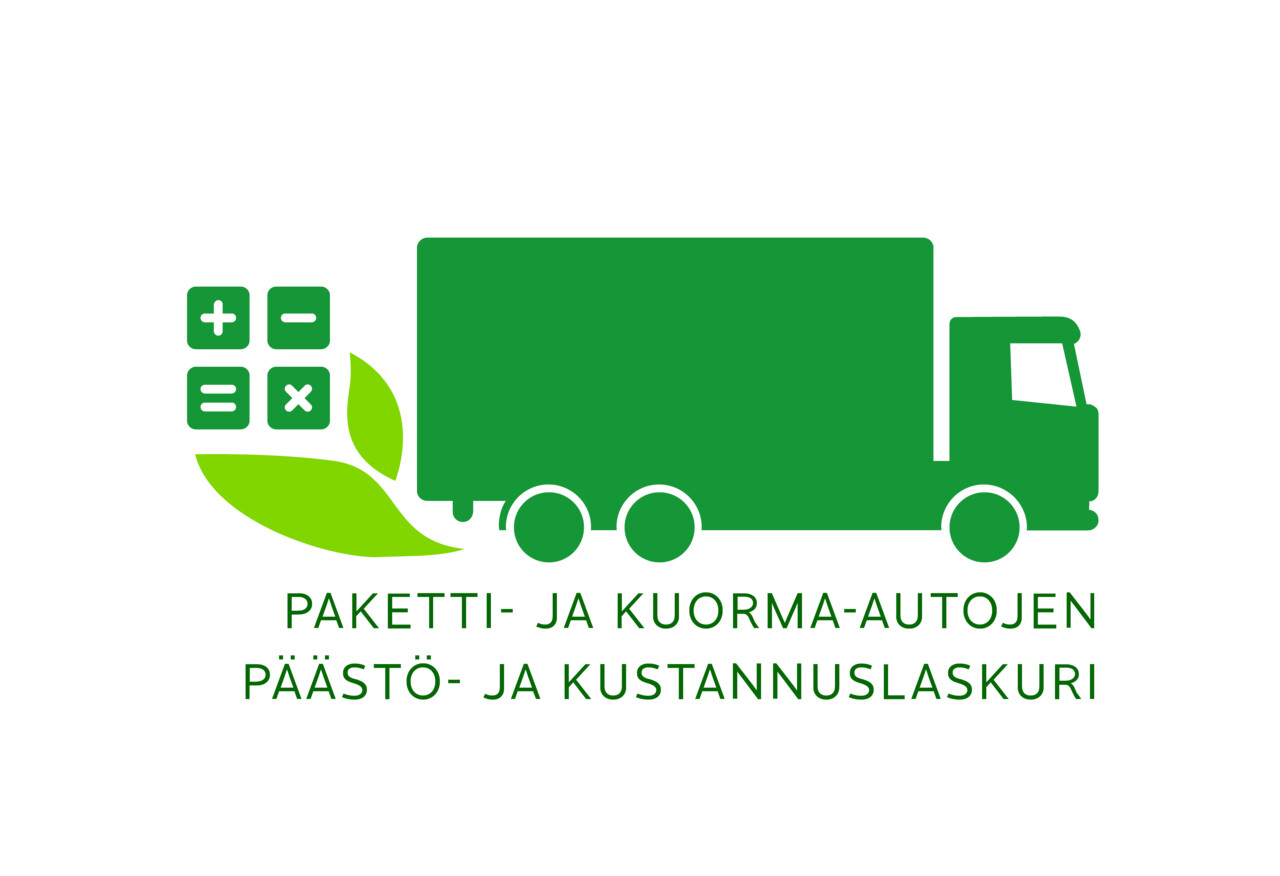 Laskurin tunnus: Tunnuksessä vihreä kuorma-auto.